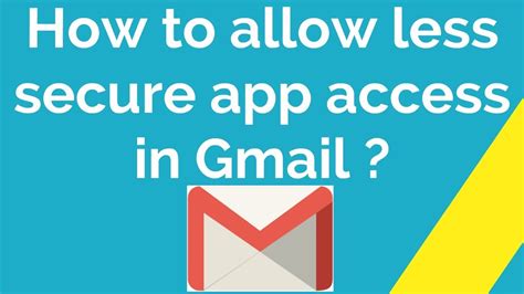 Step A: End users should enable access for less secured apps in Gmail. Log in to to Gmail account. Go to Google Account > Sign in & Security option. Choose …